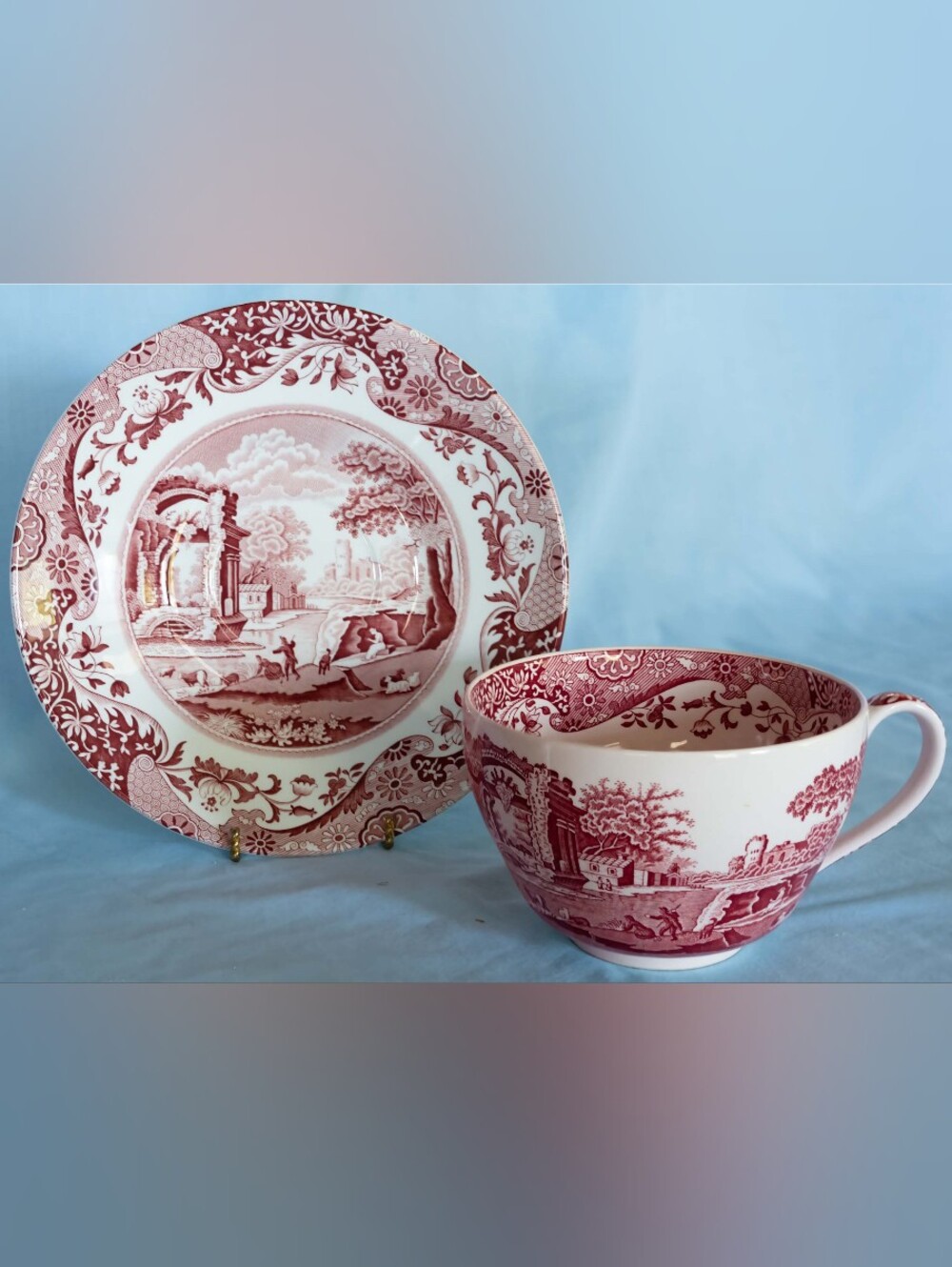 Spode Archive Collection Italian Pattern. Jumbo Cup and Saucer. Vintage. England
